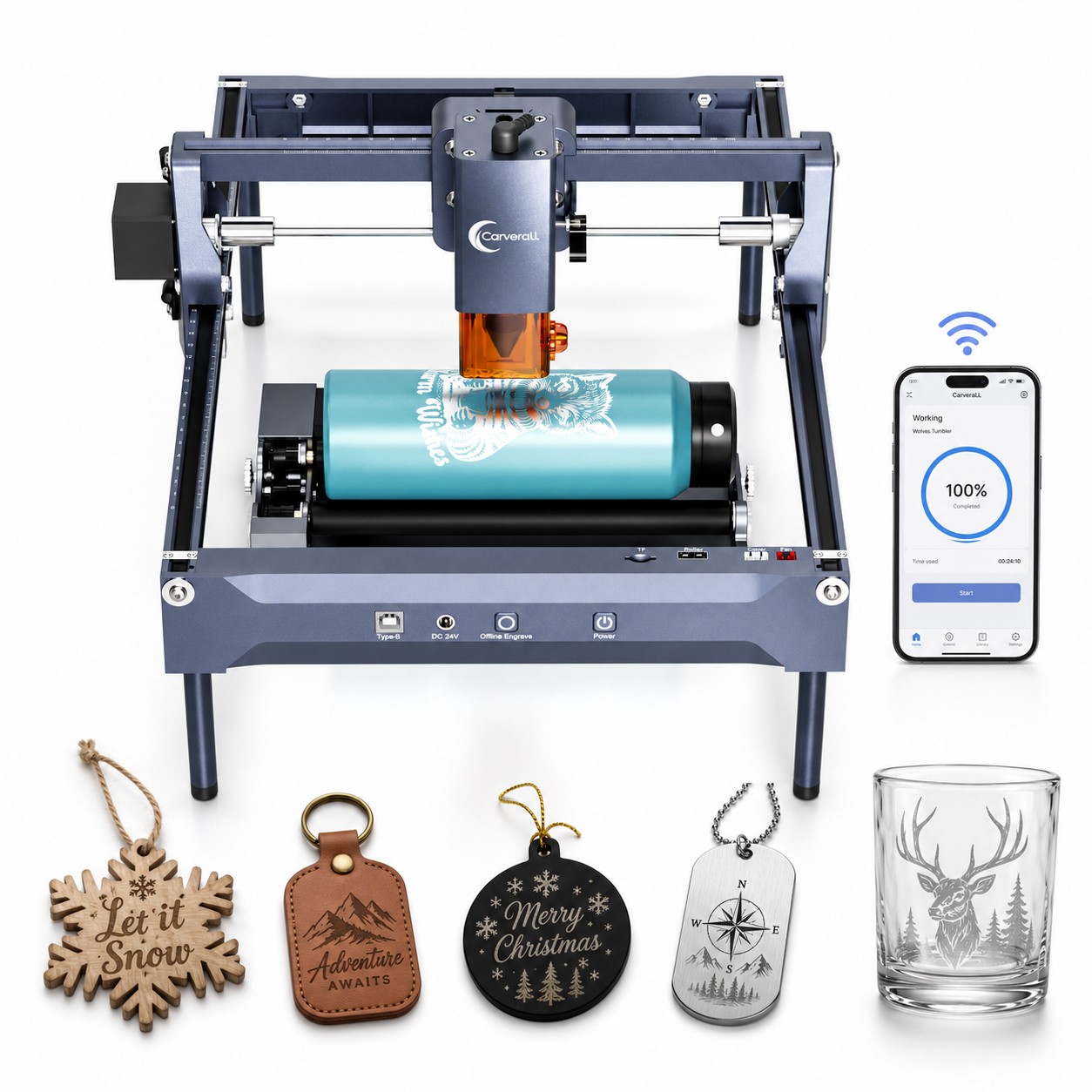 Industrial Laser Technology - Carverall K15 Pro Laser Engraving Machine