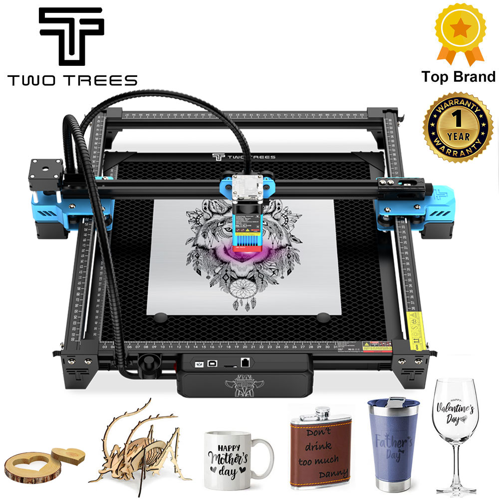 Industrial Laser Etching Machine - TwoTrees TTS-55 Mạnh Laser Khắc Wifi