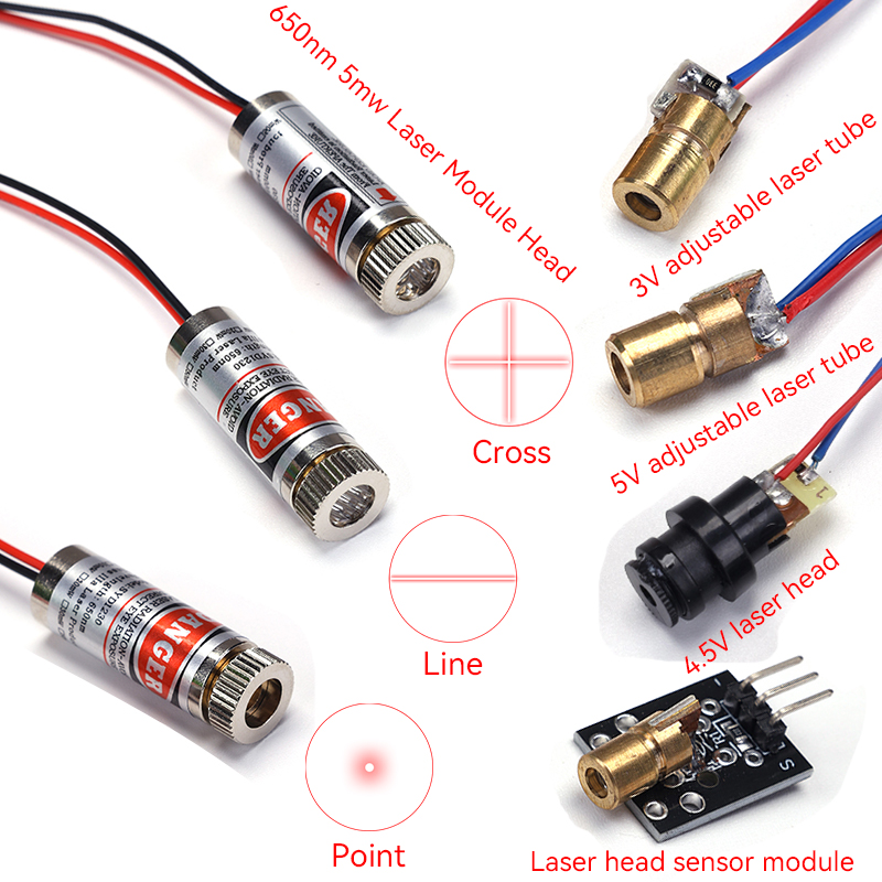 10Pcs/1PC 650nm 5mW Laser Modu - đánh giá và giá Industrial Laser Line Module