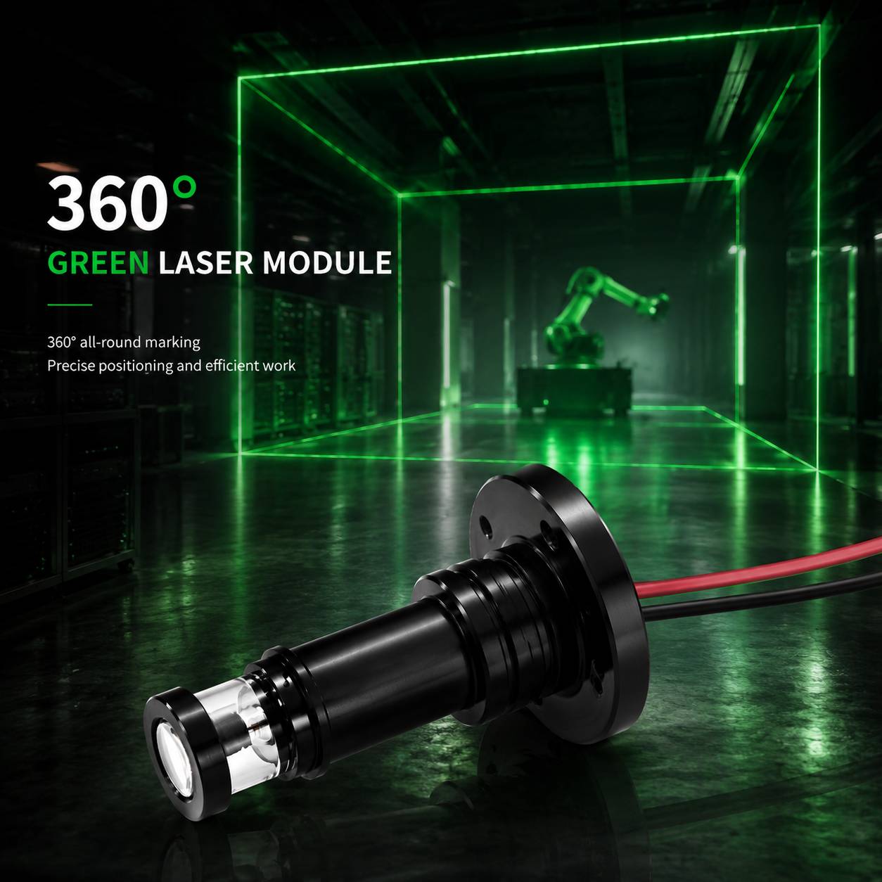 Industrial Flange Mount 30mW R - đánh giá và giá Industrial Laser Line Module