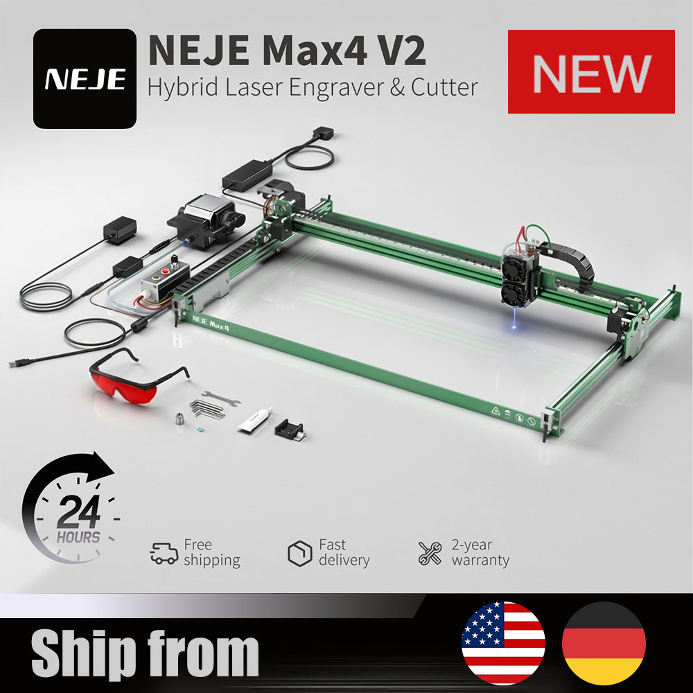 NEJE Max4 V2 E80 80W Laser Eng - đánh giá và giá Industrial Laser Drill