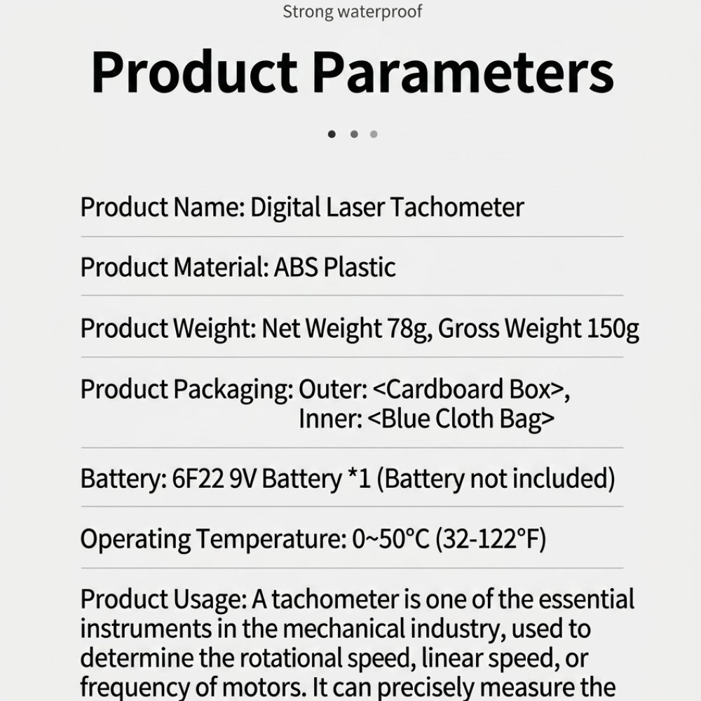 Digital Laser Tachometer Non C - đánh giá và giá Industrial Laser Tachometer