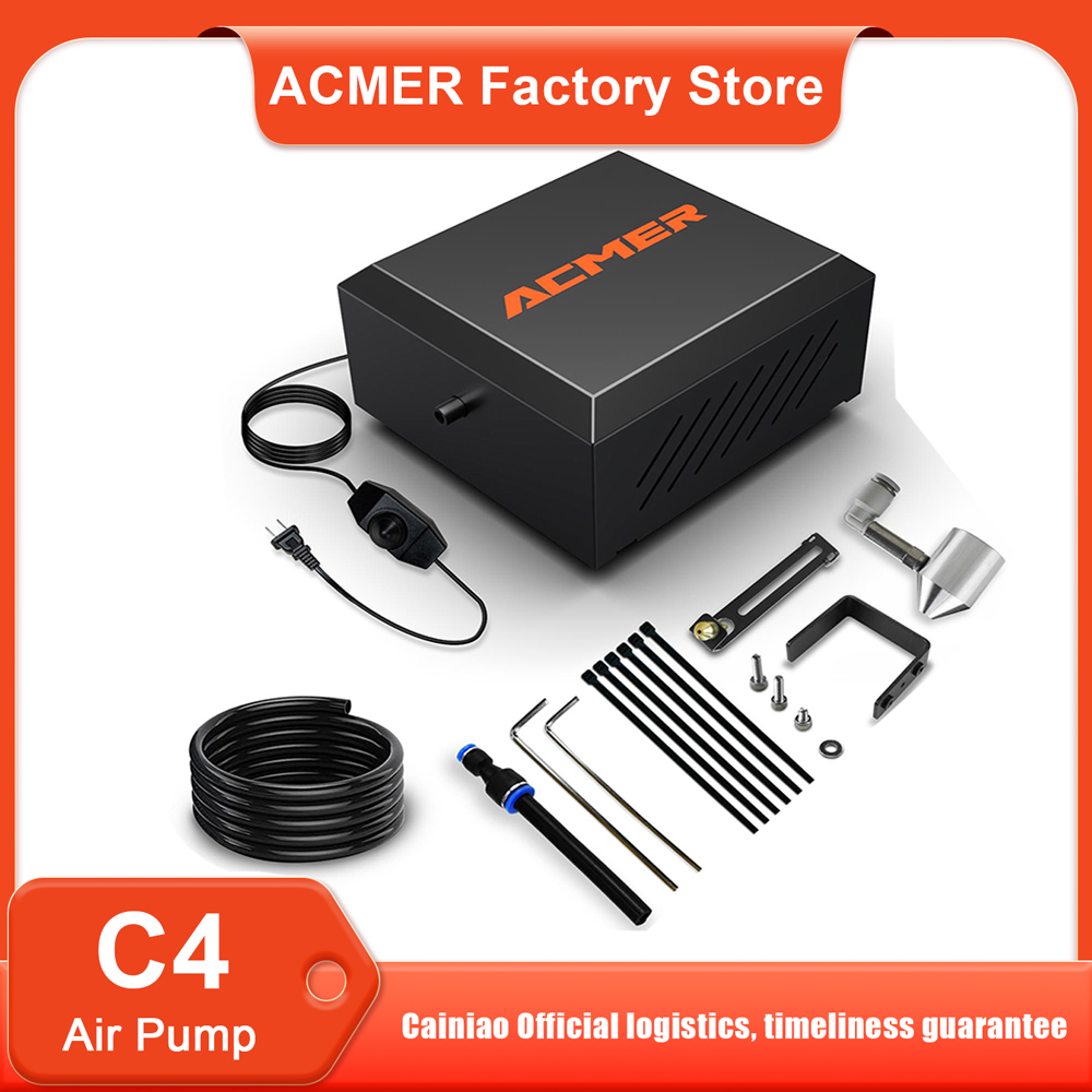 ACMER C4 Laser Air Assist Pump - đánh giá và giá Air Assist Pump Laser