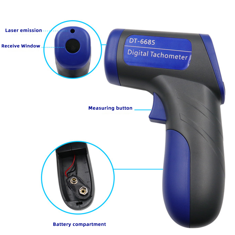 Non Contact Infrared Lasers Ta - đánh giá và giá Industrial Laser Tachometer
