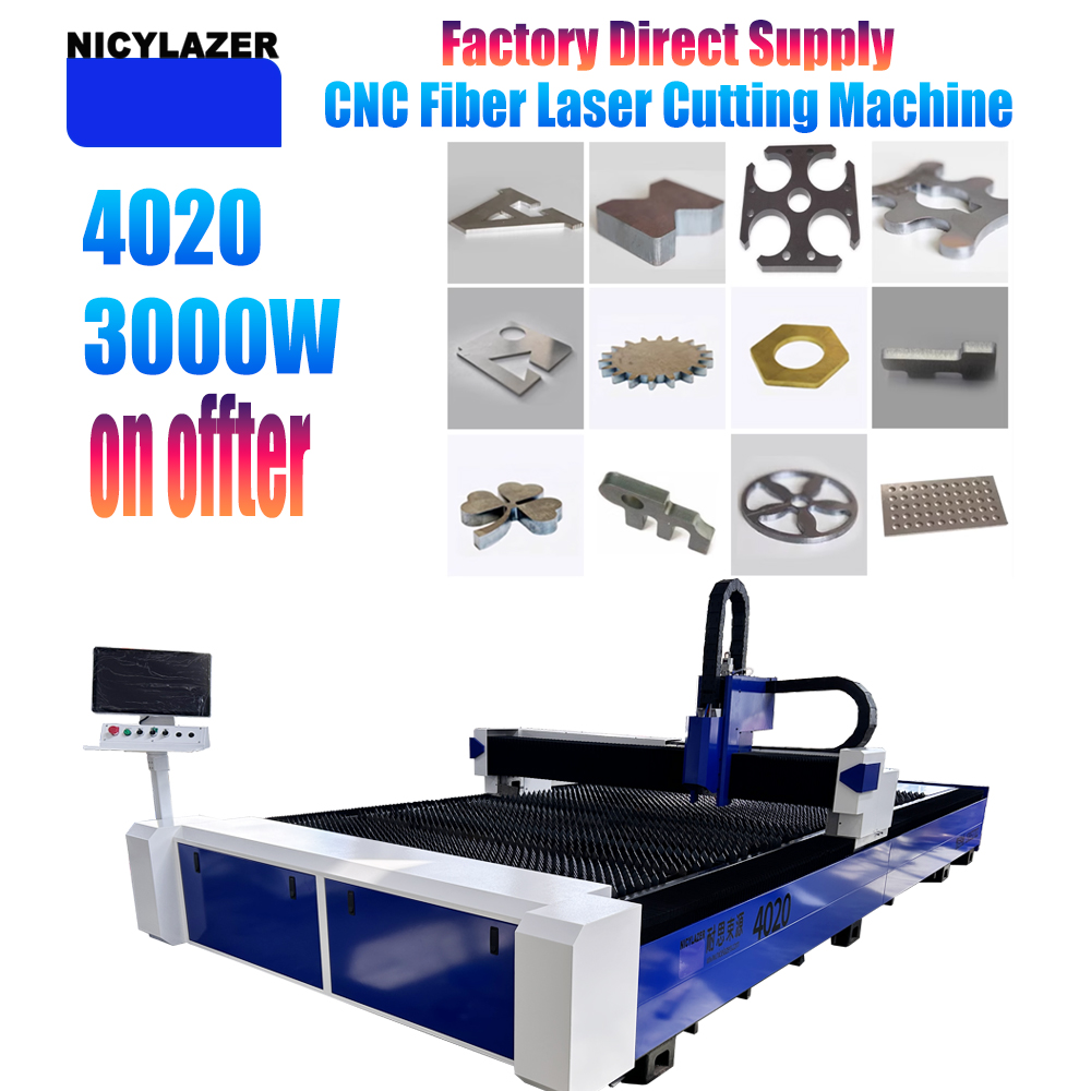 NICYLAZER CNC 3000W 4020 Fiber - đánh giá và giá Industrial Laser Metal Cutting Machine