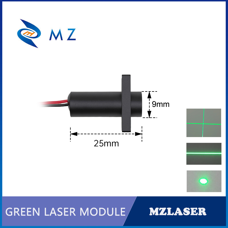 Mini D9mm 515nm 520nm 0.5mW 1m - đánh giá và giá Industrial Laser Line Module