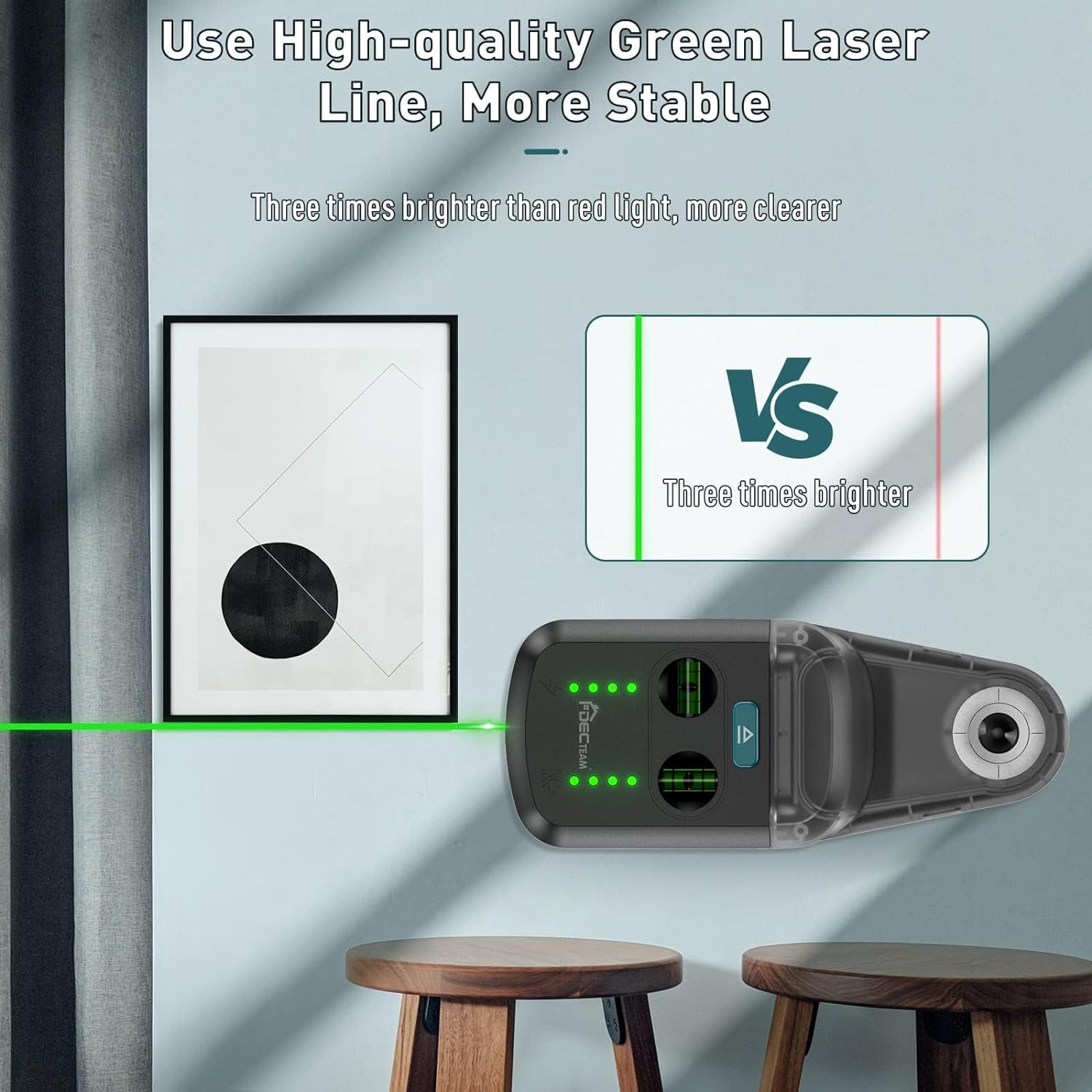 Decteam 4-in-1 Laser Level Dus - đánh giá và giá Industrial Laser Drill