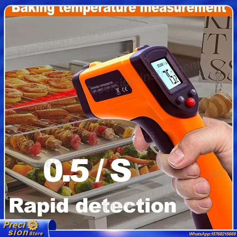 Infrared Thermometer Gun Non C - đánh giá và giá Industrial Handheld Laser